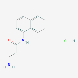 3-amino-N-(naphthalen-1-yl)propanamide hydrochloride