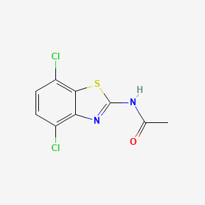 molecular formula C9H6Cl2N2OS B2608114 N-(4,7-dichlorobenzo[d]thiazol-2-yl)acetamide CAS No. 868230-30-2