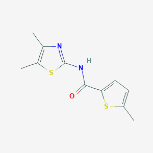 N-(4,5-dimethyl-1,3-thiazol-2-yl)-5-methylthiophene-2-carboxamide