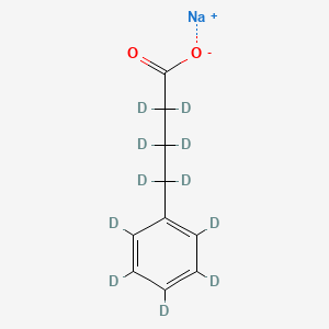 molecular formula C10H11NaO2 B2608165 苯-d5丁酸-d6钠 CAS No. 1392208-11-5