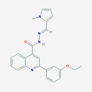 2-(3-ethoxyphenyl)-N'-[(1-methyl-1H-pyrrol-2-yl)methylene]-4-quinolinecarbohydrazide