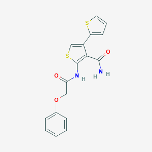 5'-[(Phenoxyacetyl)amino]-2,3'-bithiophene-4'-carboxamide