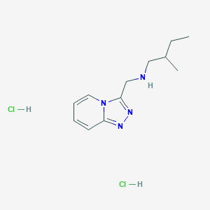 molecular formula C12H20Cl2N4 B2608286 (2-Methylbutyl)({[1,2,4]triazolo[4,3-a]pyridin-3-ylmethyl})amine dihydrochloride CAS No. 1240528-75-9