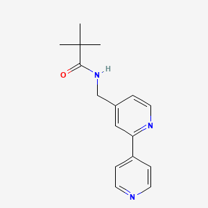 N-([2,4'-bipyridin]-4-ylmethyl)pivalamide