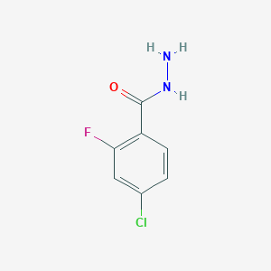 4-Chloro-2-fluorobenzohydrazide