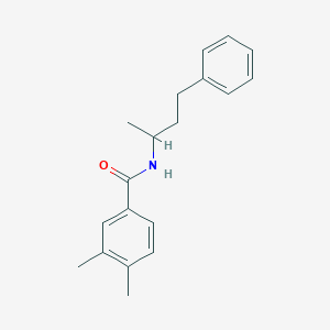 3,4-dimethyl-N-(4-phenylbutan-2-yl)benzamide