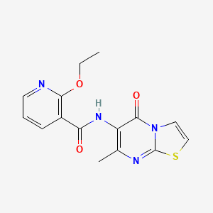 2-ethoxy-N-(7-methyl-5-oxo-5H-thiazolo[3,2-a]pyrimidin-6-yl)nicotinamide