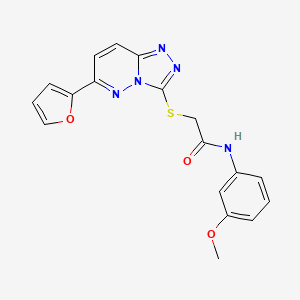 2-{[6-(2-furyl)[1,2,4]triazolo[4,3-b]pyridazin-3-yl]thio}-N-(3-methoxyphenyl)acetamide