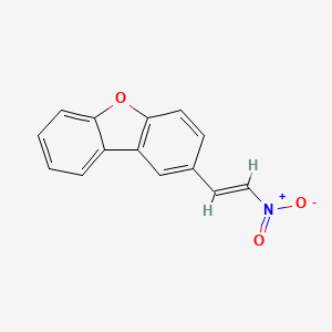 B2608498 2-[(E)-2-nitrovinyl]dibenzo[b,d]furan CAS No. 897545-79-8