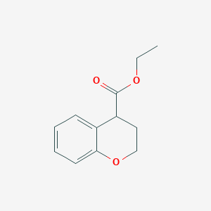molecular formula C12H14O3 B2608501 Ethyl 3,4-dihydro-2H-chromene-4-carboxylate CAS No. 112605-35-3