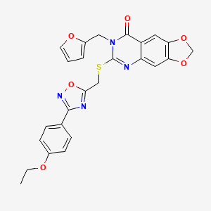 molecular formula C25H20N4O6S B2608511 N-(2,5-difluorophenyl)-5-ethyl-1-methyl-4-oxo-4,5-dihydro-1H-pyrrolo[3,2-c]pyridine-2-carboxamide CAS No. 1115970-69-8