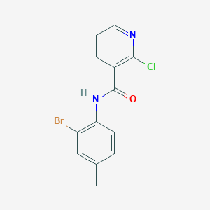 N-(2-bromo-4-methylphenyl)-2-chloropyridine-3-carboxamide