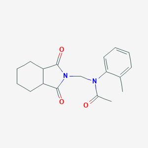 N-[(1,3-dioxooctahydro-2H-isoindol-2-yl)methyl]-N-(2-methylphenyl)acetamide