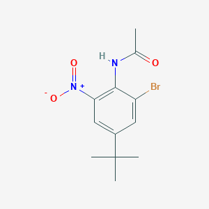 N-(2-Bromo-4-(tert-butyl)-6-nitrophenyl)acetamide