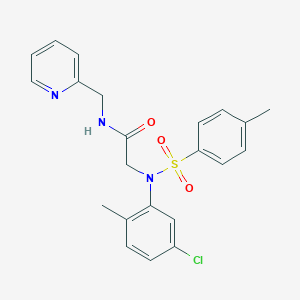 N~2~-(5-chloro-2-methylphenyl)-N~2~-[(4-methylphenyl)sulfonyl]-N-(pyridin-2-ylmethyl)glycinamide