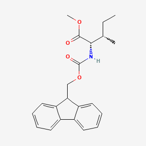 molecular formula C22H25NO4 B2608712 N-Fmoc-L-Isoleucine methyl ester CAS No. 148383-11-3