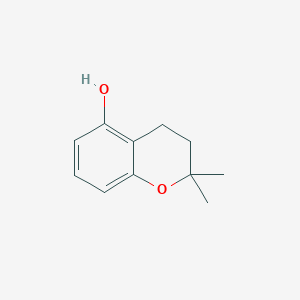 molecular formula C11H14O2 B2608715 2,2-二甲基色满-5-醇 CAS No. 942-56-3