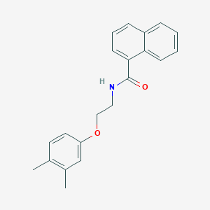 N-[2-(3,4-dimethylphenoxy)ethyl]naphthalene-1-carboxamide