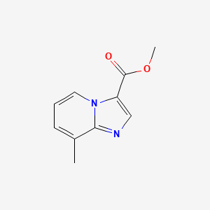 molecular formula C10H10N2O2 B2608736 8-甲基咪唑并[1,2-a]吡啶-3-羧酸甲酯 CAS No. 900018-72-6