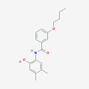 3-butoxy-N-(2-hydroxy-4,5-dimethylphenyl)benzamide