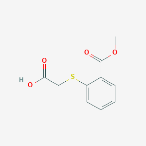 molecular formula C10H10O4S B2608764 2-(2-methoxycarbonylphenyl)sulfanylacetic Acid CAS No. 51471-72-8