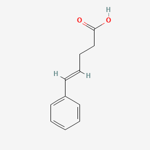 molecular formula C11H12O2 B2608768 5-Phenylpent-4-enoic acid CAS No. 17920-83-1; 28525-69-1
