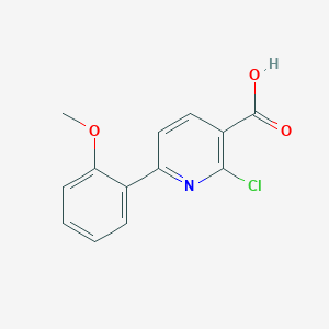 2-Chloro-6-(2-methoxyphenyl)nicotinic acid