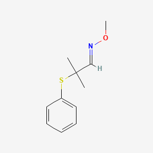 molecular formula C11H15NOS B2608828 2-甲基-2-(苯硫基)丙醛 O-甲基肟 CAS No. 306979-72-6