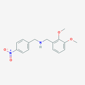 (2,3-dimethoxyphenyl)-N-(4-nitrobenzyl)methanamine