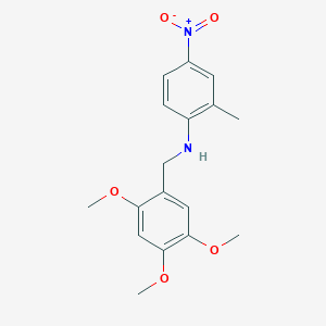 2-methyl-4-nitro-N-(2,4,5-trimethoxybenzyl)aniline