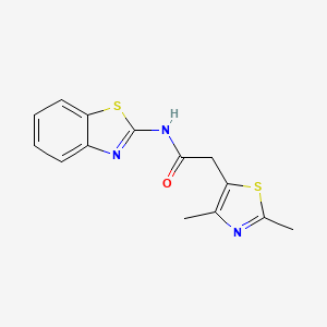 B2608893 N-(benzo[d]thiazol-2-yl)-2-(2,4-dimethylthiazol-5-yl)acetamide CAS No. 1234895-07-8