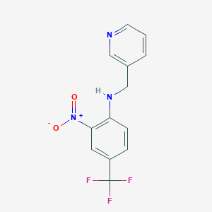 2-nitro-N-(pyridin-3-ylmethyl)-4-(trifluoromethyl)aniline