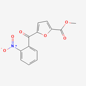 molecular formula C13H9NO6 B2608964 Methyl 5-(2-nitrobenzoyl)furan-2-carboxylate CAS No. 353504-65-1