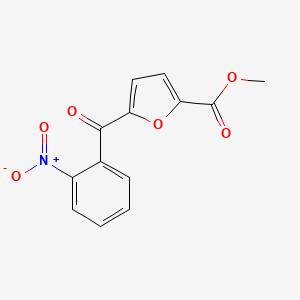 molecular formula C13H9NO6 B2608964 5-(2-硝基苯甲酰基)呋喃-2-羧酸甲酯 CAS No. 353504-65-1