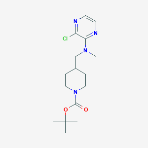 Tert-butyl 4-[[(3-chloropyrazin-2-yl)-methylamino]methyl]piperidine-1-carboxylate