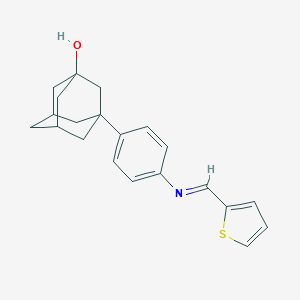 3-{4-[(2-Thienylmethylene)amino]phenyl}-1-adamantanol