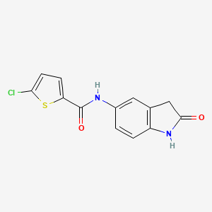 5-chloro-N-(2-oxoindolin-5-yl)thiophene-2-carboxamide