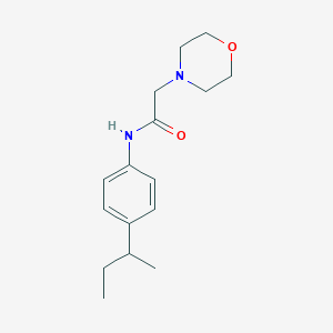 N-[4-(butan-2-yl)phenyl]-2-(morpholin-4-yl)acetamide