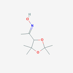 1-(2,2,5,5-Tetramethyl-1,3-dioxolan-4-yl)ethanone oxime