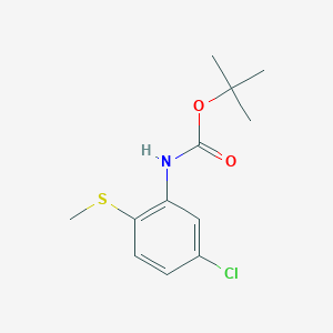 Tert-butyl N-(5-chloro-2-methylsulfanylphenyl)carbamate