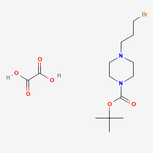 Tert-butyl 4-(3-bromopropyl)piperazine-1-carboxylate oxalate