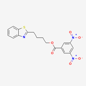 4-(1,3-Benzothiazol-2-yl)butyl 3,5-dinitrobenzoate