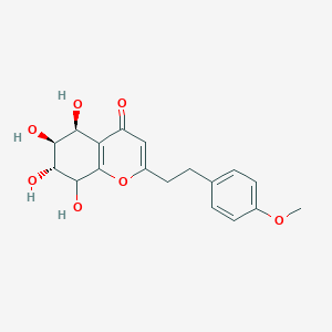 molecular formula C15H15N3O4 B2609117 (5S,6S,7R)-5,6,7,8-tetrahydroxy-2-[2-(4-methoxyphenyl)ethyl]-5,6,7,8-tetrahydrochromen-4-one CAS No. 123278-01-3
