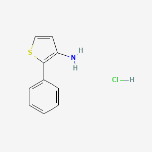 2-Phenylthiophen-3-amine;hydrochloride