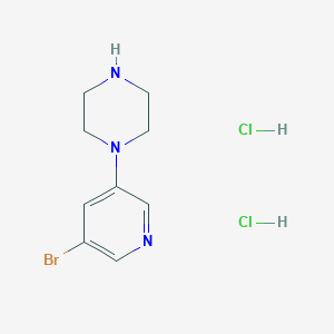 1-(5-Bromopyridin-3-yl)piperazine;dihydrochloride