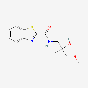 N-(2-hydroxy-3-methoxy-2-methylpropyl)benzo[d]thiazole-2-carboxamide
