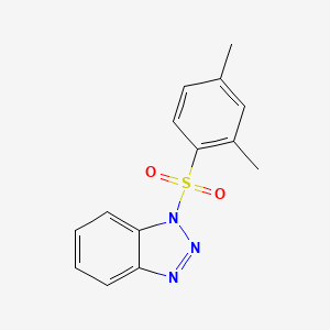 molecular formula C14H13N3O2S B2609134 1-(2,4-二甲苯磺酰基)苯并三唑 CAS No. 331972-50-0