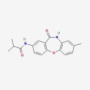 N-(8-methyl-11-oxo-10,11-dihydrodibenzo[b,f][1,4]oxazepin-2-yl)isobutyramide