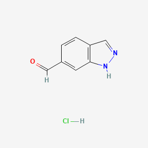 1H-Indazole-6-carbaldehyde;hydrochloride