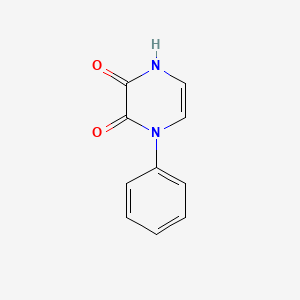 molecular formula C10H8N2O2 B2609147 1-Phenyl-1,4-dihydropyrazine-2,3-dione CAS No. 892278-84-1